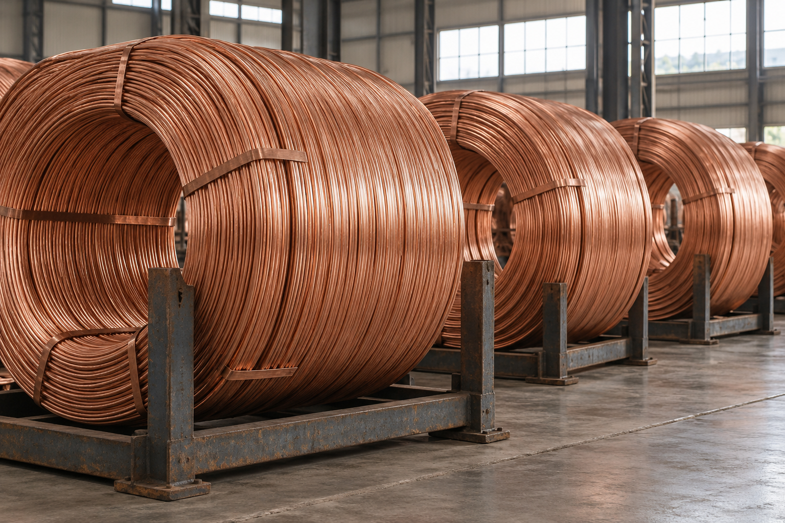 Illustrative copper product photograph